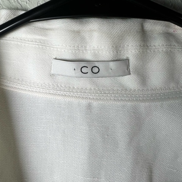 CO Collection Women’s Collared Short Sleeve Maxi-Dress White Size Small, Pockets - Picture 11 of 13